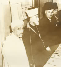 Abd El Krim y el Mufti de Palestina, el Husseini